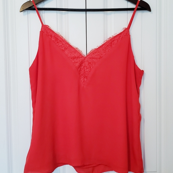 Socialite V-neck Cami (dk orange, sz L) - Picture 3 of 7